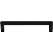 DesignPerfect Standard 5-1/16" (128 mm) Center to Center Square Bar Cabinet Handle / Drawer Pull Black