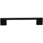 DesignPerfect Sleek 5-1/16" (128 mm) Center to Center Square Bar Cabinet Handle / Drawer Pull Black