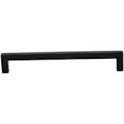 DesignPerfect Square Pack of (10) - 6-5/16" Center to Center Bold Modern Cabinet Handles / Drawer Pulls Black