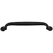 DesignPerfect Elsie Pack of (10) 5-1/16” (128 mm) Center to Center Traditional Country Cabinet Handles / Drawer Pulls Black