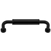 DesignPerfect Barrel Pack of (25) 3-3/4” (96 mm) Center to Center Vintage Industrial Cabinet Handles / Drawer Pulls Black