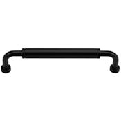 DesignPerfect Barrel Pack of (25) 5-1/16” (128 mm) Center to Center Vintage Industrial Cabinet Handles / Drawer Pulls Black