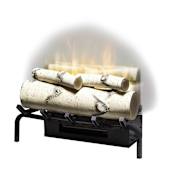 Dimplex Revillusion® 20 Inch Wide 1500 Watt 5,118 BTU Free Standing Electric Log Set with Remote Control Birch Logs