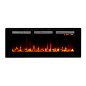 Dimplex Sierra 4777 BTU / 1400W 48 Inch Wide Vent-Free Electric Fireplace with Interchangeable Media Options and Touch-Screen Controls N/A