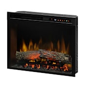 Dimplex Multi-Fire XHD 5118 BTU 23 Inch Wide Insert Electric Firebox with Logs Black