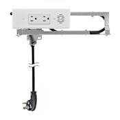 Docking Drawer Blade In-Drawer Outlet (2) 15 Amp AC Outlets White