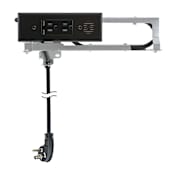 Docking Drawer Amp Blade In-Drawer Outlet, Integrated Safety Shutoff, (2) 65W USB-C and (2) 15 Amp AC Black