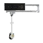 Docking Drawer Blade In-Drawer Outlet (2) 20 Amp AC Outlets with (2) USB-A Ports Black
