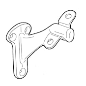 DON-JO Die Cast Handrail Bracket Antique Nickel