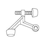 DON-JO Die Cast Zinc Hinge Stop Antique Nickel
