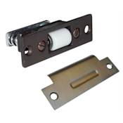 DON-JO 3-3/8 Inch Height Cast Brass Roller Latch with ASA Strike Oil Rubbed Bronze