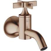 Dornbracht VAIA 1.2 GPM Wall Mounted Single Hole Bathroom Faucet Brushed Bronze
