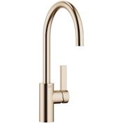 Dornbracht Tara Ultra 1.5 GPM Single Hole Kitchen Faucet with Swivel Spout and Cartridge Brushed Champagne (22kt Gold)