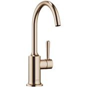 Dornbracht Vaia 1.5 GPM Single Hole Bar Faucet with Swivel Spout and Mounting Hardware Brushed Champagne (22kt Gold)
