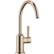 Dornbracht Vaia 1.5 GPM Single Hole Kitchen Faucet with Swivel Spout Brushed Champagne (22kt Gold)