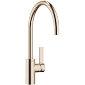 Dornbracht Tara Ultra 1.5 GPM Single Hole Kitchen Faucet with Swivel Spout and Aerated Stream Brushed Champagne (22kt Gold)
