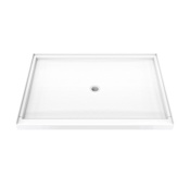 DreamLine DreamStone 42" x 60" Shower Base with Single Threshold and Center Drain White