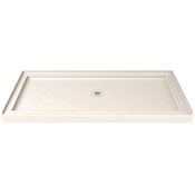DreamLine Slimline 34" x 54" Rectangular Shower Base with Single Threshold and Center Drain Biscuit