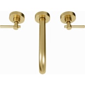 DreamLine Nile Wall Mounted Tub Filler Brushed Brass