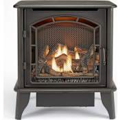 Duluth Forge 26 Inch Wide 23,000 BTU Liquid Propane, Natural Gas Stove with Remote and U-Burner Chasis Black