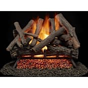 Duluth Forge 55,000 BTU Liquid Propane, Natural Gas Log Set Fireplace with Piezo Ignition and Remote Control N/A