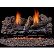 Duluth Forge 33,000 BTU Vent Free Liquid Propane Log Set Fireplace with Ember Burner System and 8 Logs N/A