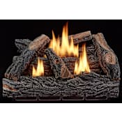 Duluth Forge 32,000 BTU Vent Free Liquid Propane, Natural Gas Log Set Fireplace with Ventless Dual Fuel Technology and Piezo Ignition N/A
