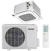Durastar 9K BTU Cooling / 10K BTU Heating 21.6 SEER2 Single Zone Ceiling Cassette Mini Split System with (1) 12K BTU Indoor Unit N/A