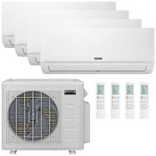 Durastar 28K BTU Cooling / 23K BTU Heating 21 SEER2 Four Zone Wall Mount Mini Split System with (1) 6K and (3) 9K BTU Indoor Units N/A