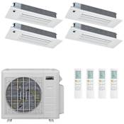 Durastar 28K BTU Cooling / 23K BTU Heating 21 SEER2 Four Zone Ceiling Cassette Mini Split System with (4) 6K BTU Indoor Units N/A