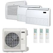 Durastar 36K BTU Cooling / 37K BTU Heating 21.5 SEER2 Three Zone Floor Console Mini Split System with (1) 9K and (2) 18K BTU Indoor Units N/A