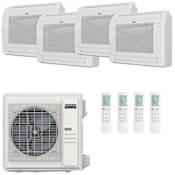 Durastar 36K BTU Cooling / 37K BTU Heating 21.5 SEER2 Four Zone Floor Console Mini Split System with (4) 9K BTU Indoor Units N/A