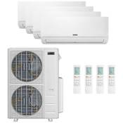 Durastar 48K BTU Cooling / 49K BTU Heating 21.2 SEER2 Four Zone Wall Mount Mini Split System with (1) 6K, (2) 12K and (1) 24K BTU Indoor Units N/A