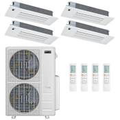 Durastar 48K BTU Cooling / 49K BTU Heating 21.2 SEER2 Four Zone Ceiling Cassette Mini Split System with (2) 6K and (2) 18K BTU Indoor Units N/A