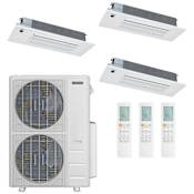 Durastar 60K BTU Cooling / 39K BTU Heating 19.2 SEER2 Three Zone One-Way Ceiling Cassette Mini Split System with (3) 18K BTU Indoor Units N/A