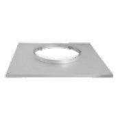 DuraVent 16" Class A Chimney Pipe Chase Top Flashing Galvanized Steel