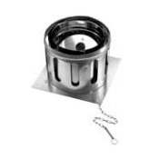 DuraVent 16" Inner Diameter - DuraChimney II Class A Chimney Pipe - Double Wall - 21" x 21" Anchor Plate with Damper Galvanized Steel