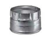DuraVent 4" Inner Diameter - Pellet Vent Type L Multi-fuel Chimney Pipe - Double Wall - Tee Cap Stainless Steel