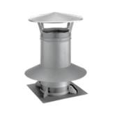 DuraVent 6" Inner Diameter - DuraLiner Rigid Liner Chimney Pipe - Double Wall - 10" x 22" Extend-A-Cap Kit Stainless Steel