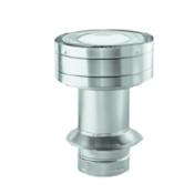 DuraVent 5" x 8" DirectVent Pro Direct Vent Pipe - Galvanized Extended Vertical Termination Cap Galvanized