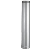 DuraVent 5" Inner Diameter - DuraLiner Rigid Liner Chimney Pipe - Double Wall - 48" Pipe Length Stainless Steel
