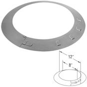 DuraVent 5" Inner Diameter - DirectVent Pro Direct Vent Pipe - Double Wall - Storm Collar Galvanized