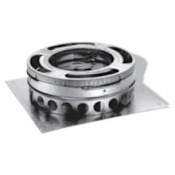 DuraVent 6" Inner Diameter - DuraPlus Class A Chimney Pipe - Triple Wall - 12" x 12" Base Plate Galvanized
