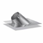 DuraVent 6" DuraPlus Class A Chimney Pipe - Roof Flashing for 7/12-12/12 Pitch Galvanized