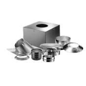 DuraVent 6" DuraPlus Class A Chimney Pipe - Triple Wall - Basic Through-the-Ceiling Kit N/A