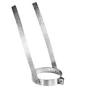 DuraVent 6" Inner Diameter - DuraPlus Class A Chimney Pipe - Triple Wall - Strap/Bracket Galvanized