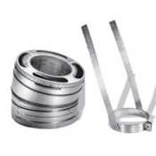 DuraVent 8" Inner Diameter - DuraPlus Class A Chimney Pipe - Triple Wall - 30 Degree Elbow Stainless Steel