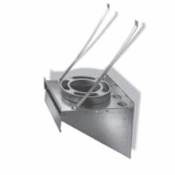 DuraVent 8" Inner Diameter - DuraPlus Class A Chimney Pipe - Triple Wall - Strap/Bracket Stainless Steel