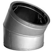 DuraVent 10" Inner Diameter - DuraTech Class A Chimney Pipe - Double Wall - 30 Degree Elbow Stainless Steel