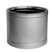 DuraVent 12" Inner Diameter - DuraTech Class A Chimney Pipe - Double Wall - 12" Pipe Length Galvanized